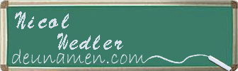 Nicol Wedler Visitenkarte